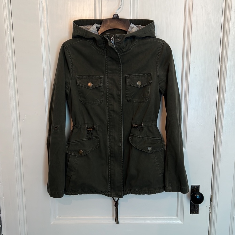 Bcbgeneration Utility Jacket With Drawstring Wais… - image 2